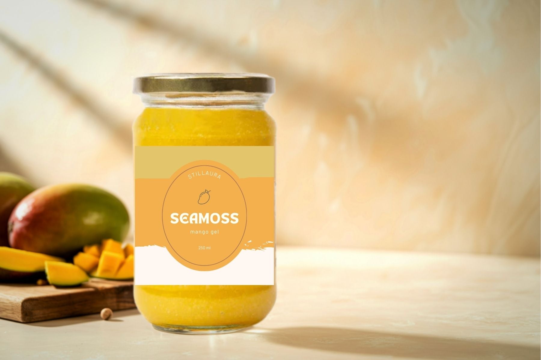 Premium Mango Sea Moss Gel (250 ml)