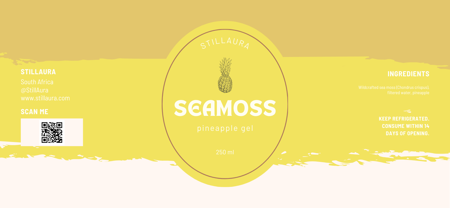 Premium Pineapple Sea Moss Gel (250 ml)