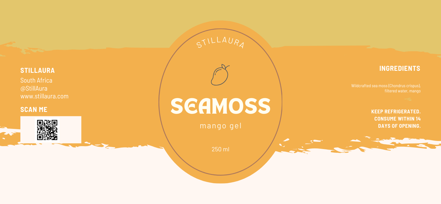 Premium Mango Sea Moss Gel (250 ml)